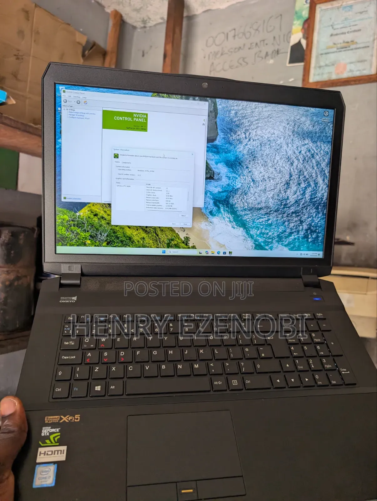 Laptop Clevo P670RG 8GB Intel Core i7 HDD+SSD 1T