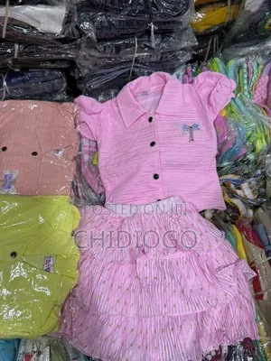 Casual Children Skirt and Blouse