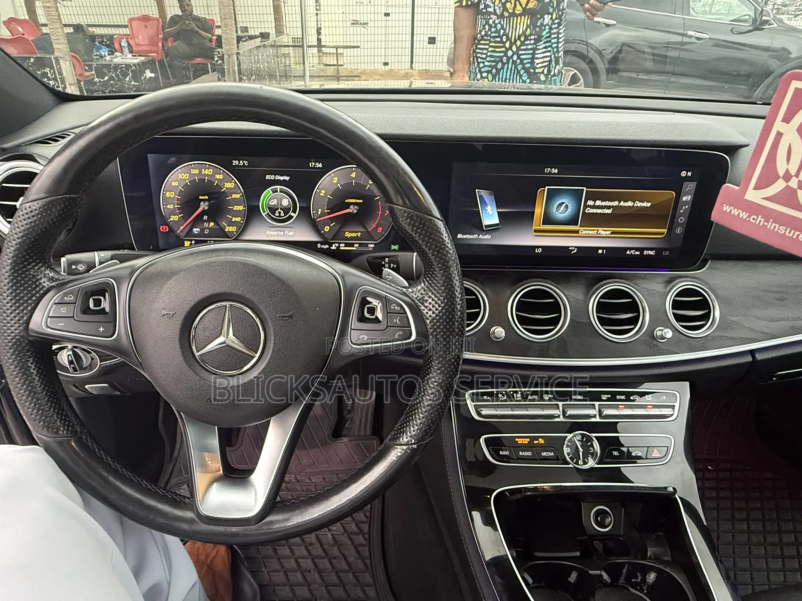 Mercedes-Benz E400 2017 Blue