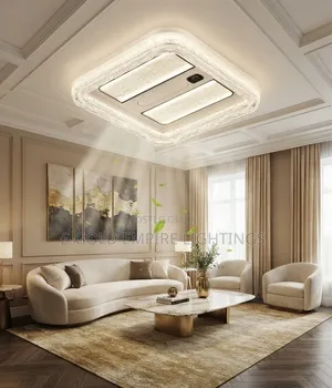 Modern Smart LED Ceiling Fan Light With Remote Control (2-in-1)