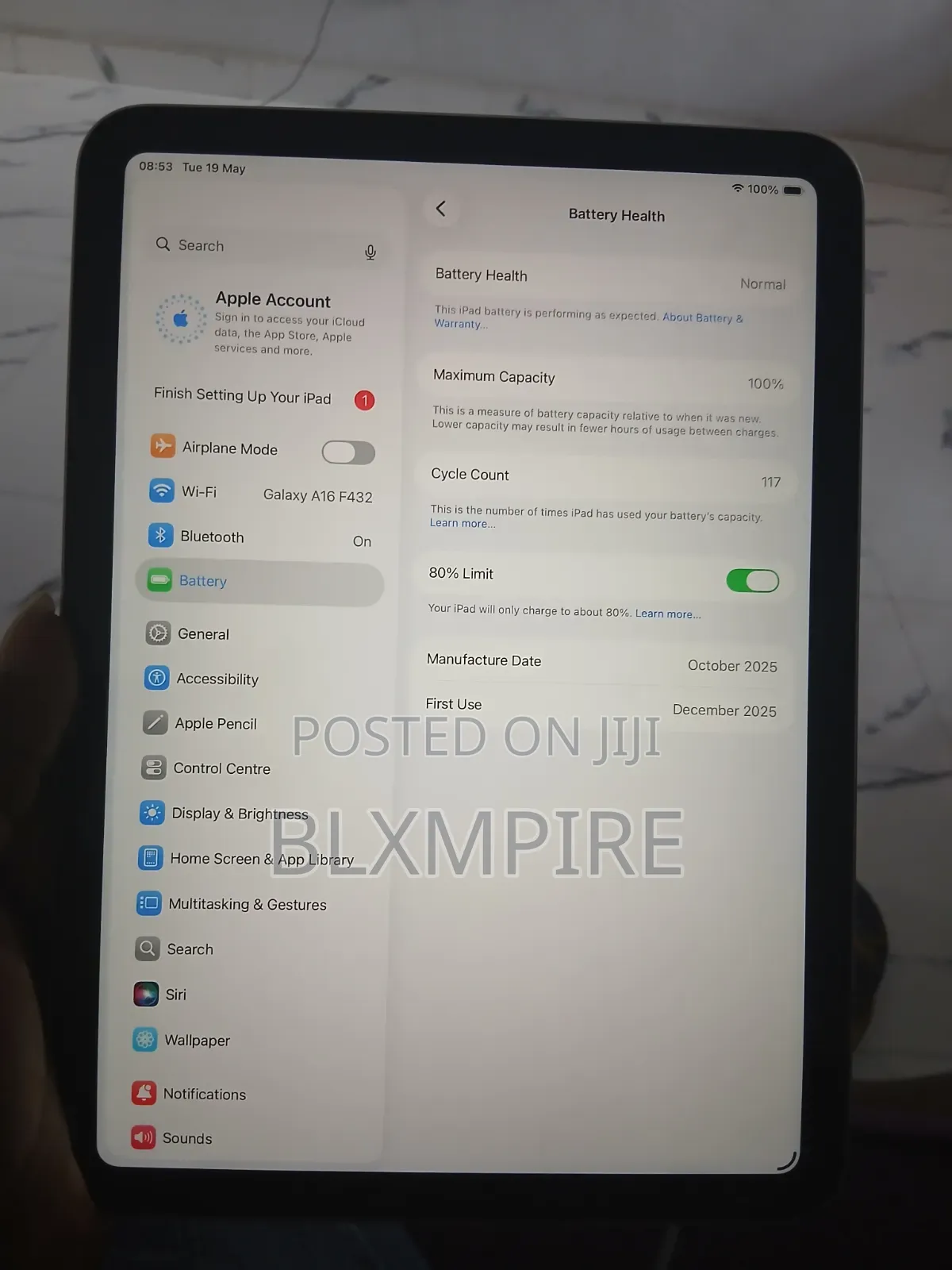 Apple iPad (2025) 128 GB Silver
