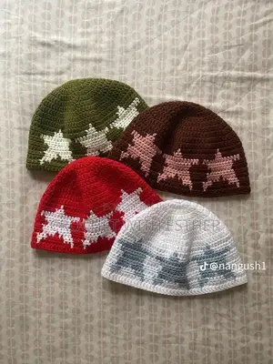Handmade Crochet Beanie Hat - Unisex - Any Color Available