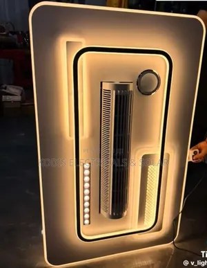 Luxury Bladeless Fan Chandelier Lighting.