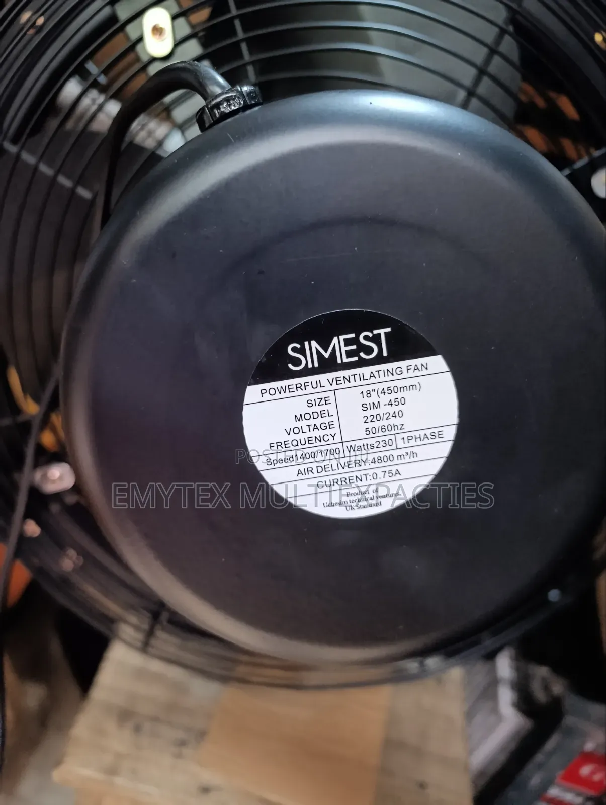 Exhaust Fan Sim-45