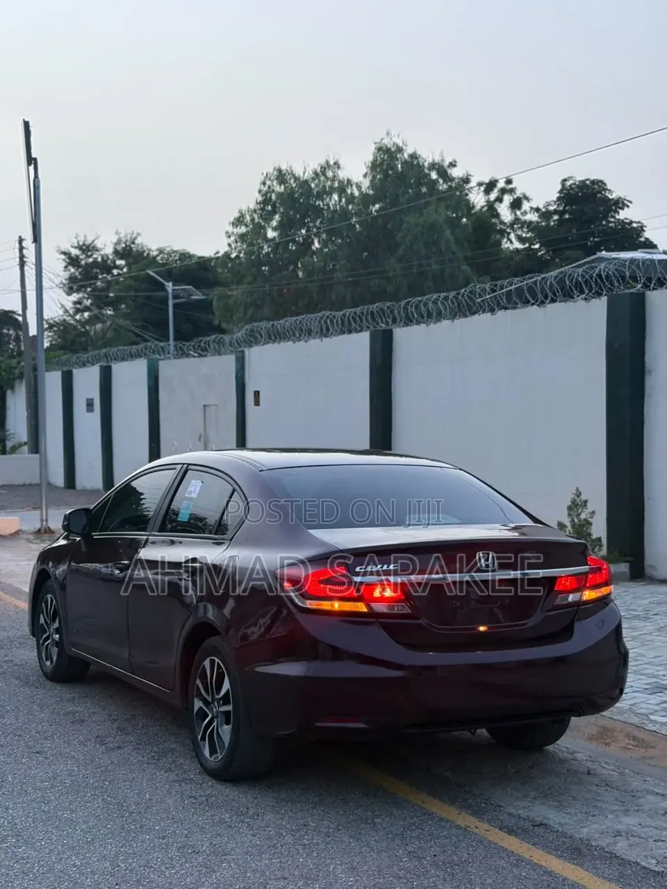 Honda Civic 2013 Maroon