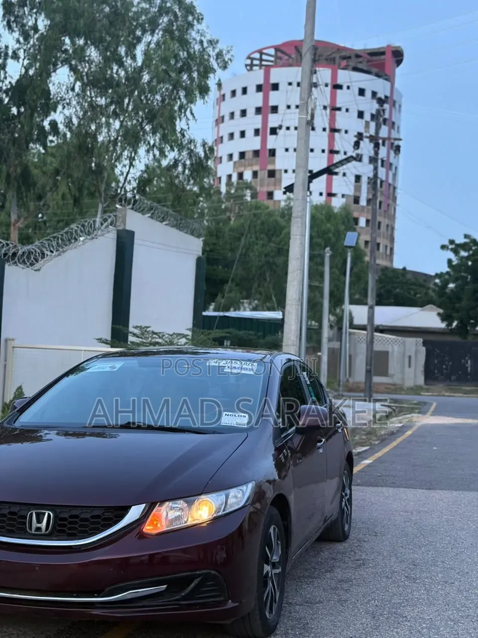 Honda Civic 2013 Maroon
