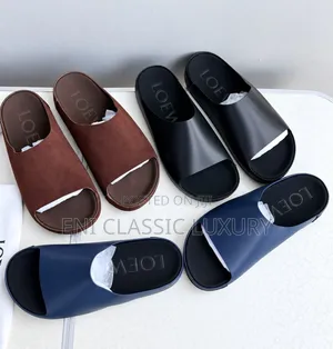 Loewe Men's Luxury Slippers Best Quality Well Branded Package