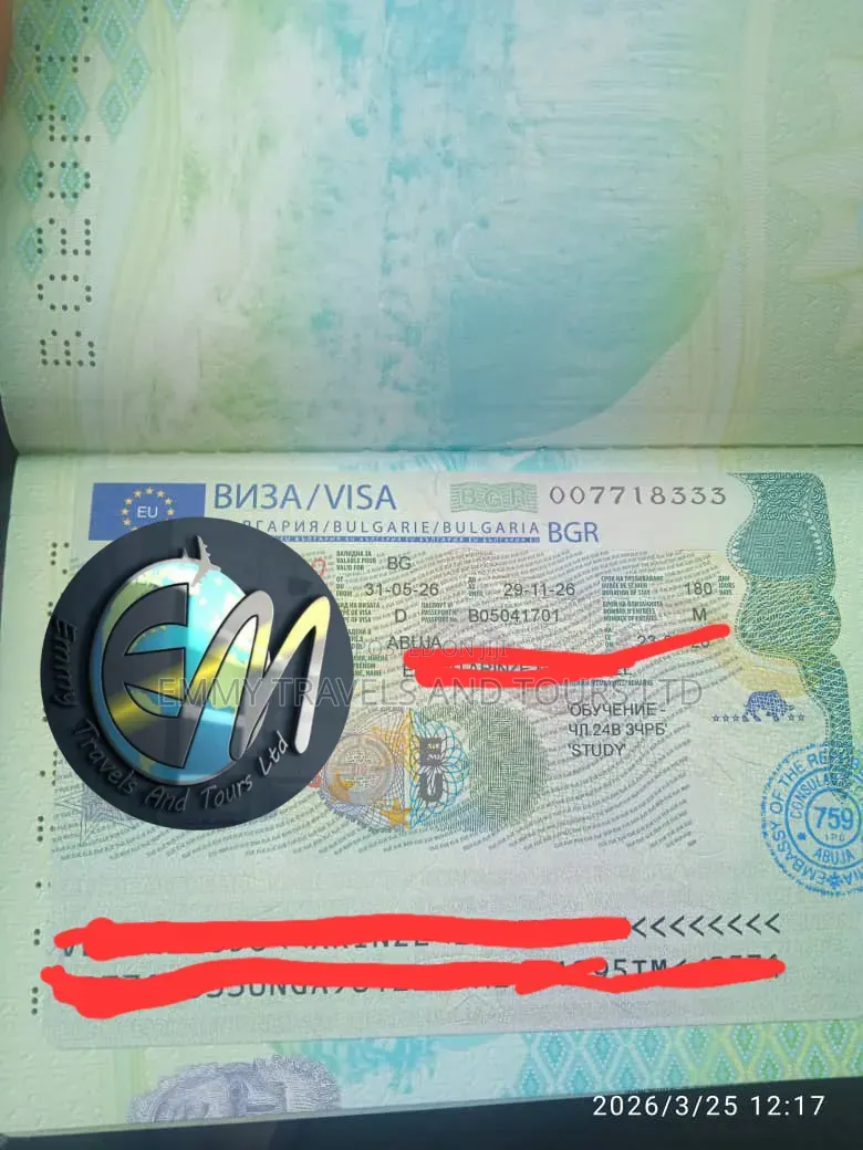 Bulgaria Study Visa