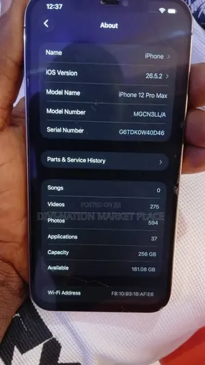 Apple iPhone 12 Pro Max 256 GB Gold