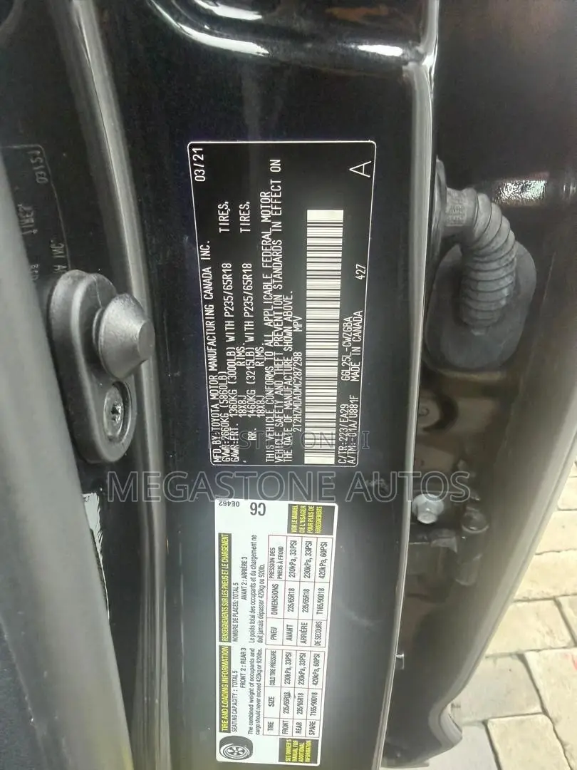 Lexus RX 350 4WD 2021 Black