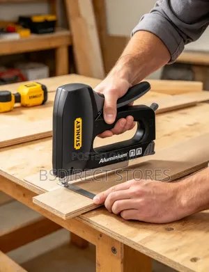 Stanley Flat and Round Cable Staple Gun 2 In1 Tacker Tacking