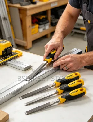 Stanley STA022464 Flat 1/2 Round & 3 Square File Set 3 Piece