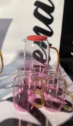 Borosilicate Glass MUG With 4 CUPS