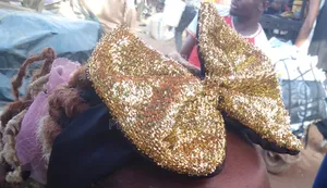 Beautiful Golden Bow Headbands