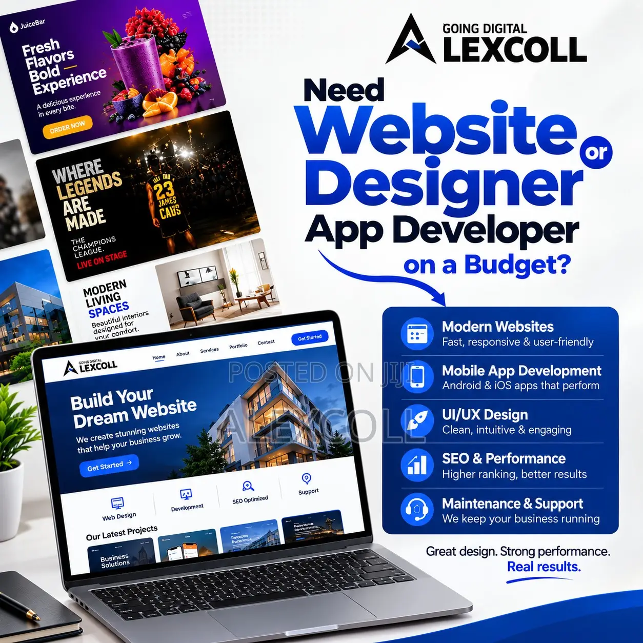 Website Designer and App Developer