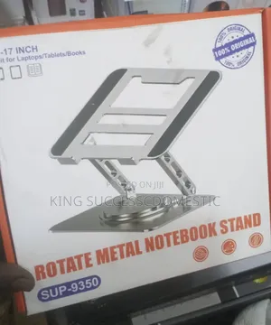 360° Rotating Ergonomic Metal Laptop Stand