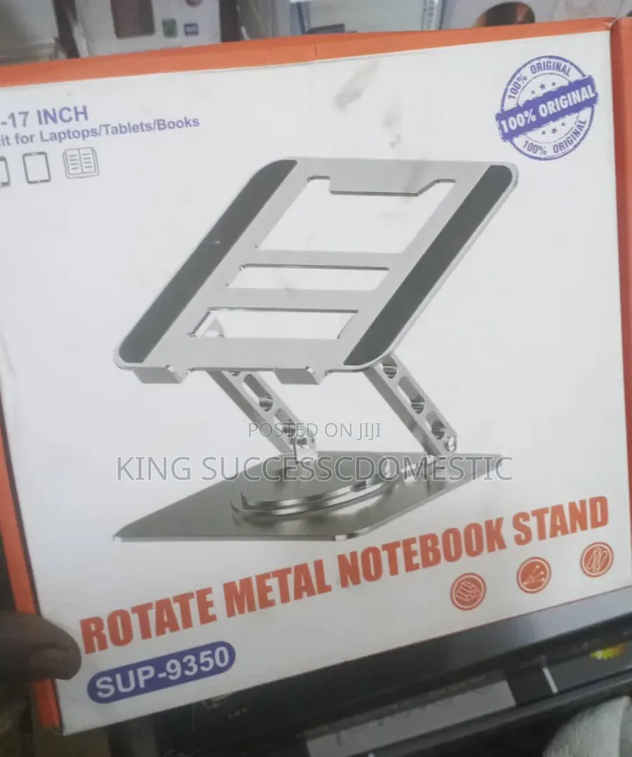 360° Rotating Ergonomic Metal Laptop Stand