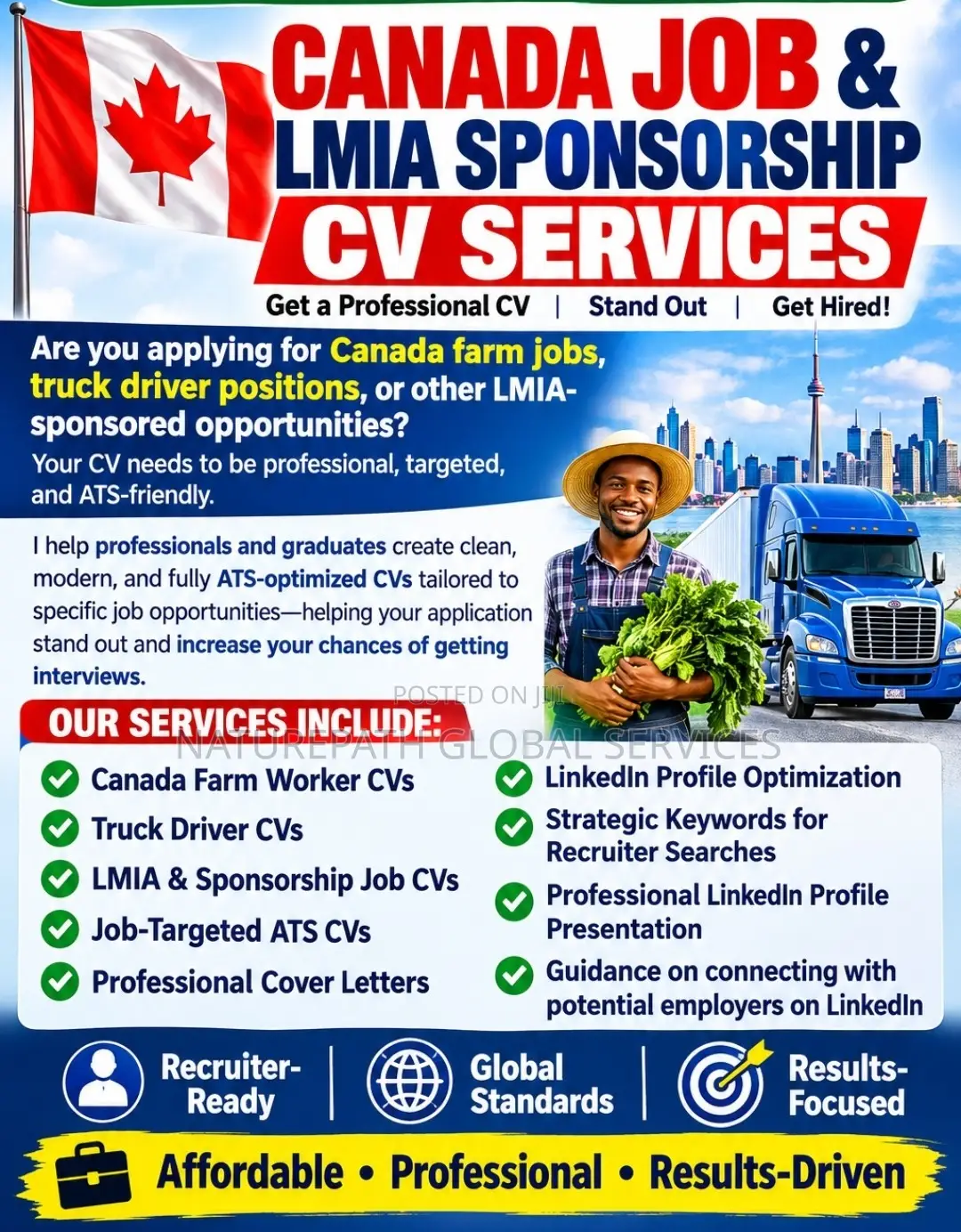 Canada ATS-optimized CVs