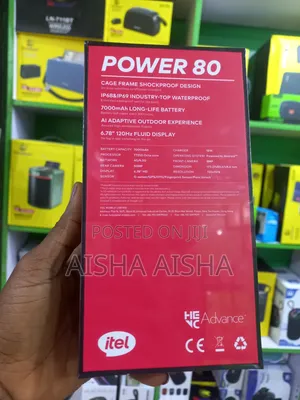 New Itel Power 80 128 GB