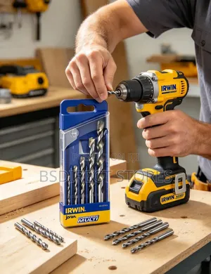 IRWIN Multi-Purpose Drill Bit Set for Cordless Drills 4-10mm