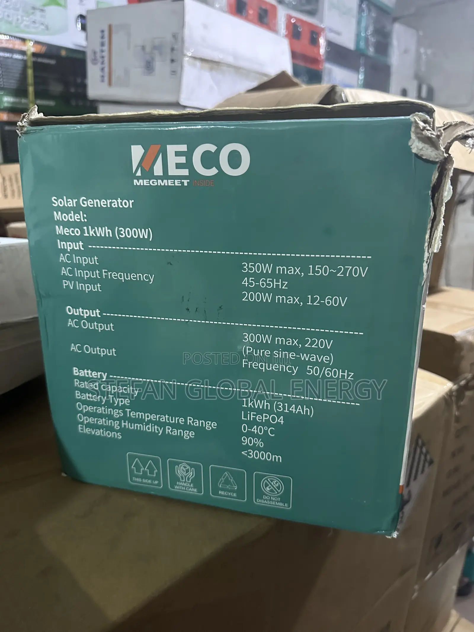 Meco 1kwh 300w Output Solar Generator