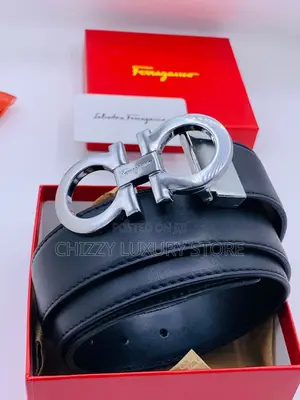 Ferragamo Quality Luxury Men Genuine Leather Belt