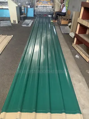 0.55mm Green Aluminum Roofing Sheet - Thick & Durable / Long Span