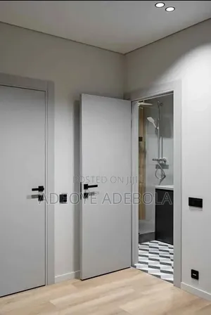 Strong HDF White Wood Door