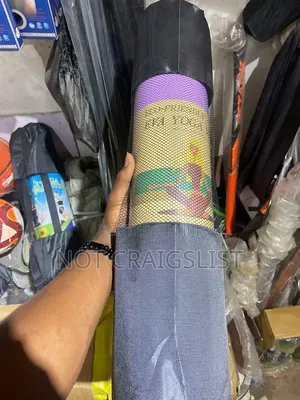 10mm Thick Fitness Yoga Mat | Home Workout Mat Delivery Lagos