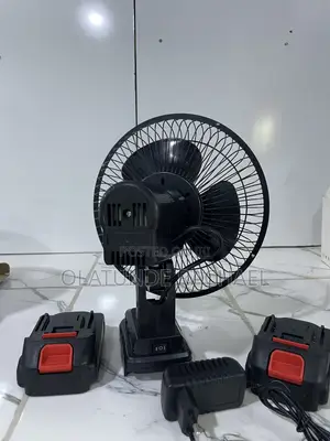 Sx Rechargeable Rotating Fan With Lithium Battery