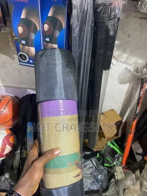 10mm Thick Yoga Mat for Exercise | Home Fitness Mat Lagos