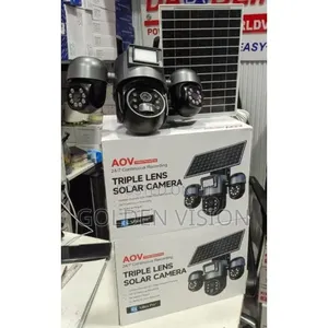 High Quality Smart Ubox 3Lense AOV CCTV Camera 4g Network Big Lens