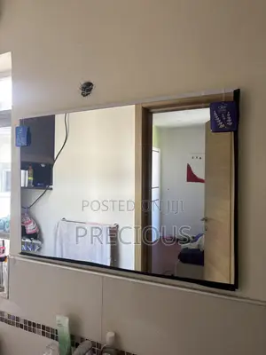 A Room and Bathroom Mirror