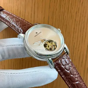 Patek Philippe Leather Strap Watch | Classic Luxury & Style