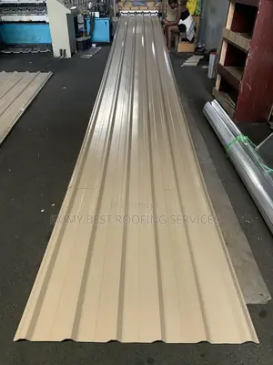 0.45mm Beige Aluminum Roofing Sheet - Long Span & Durable