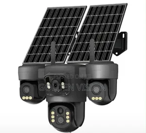 Quality AOV UBox Triple Lens Solar PTZ 4G Camera & Double Parnel 12mp