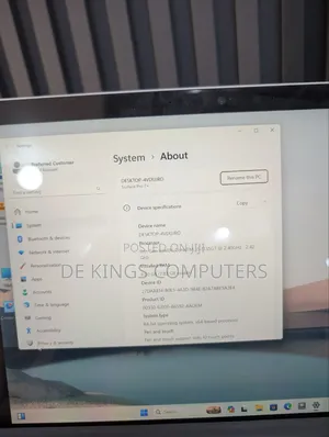 Laptop Microsoft Surface Pro 7+ 16GB Intel Core i5 SSD 256GB