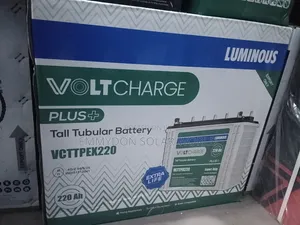 VOLT CHARGE PLUS Solar Tubular Battery 220ah 12v