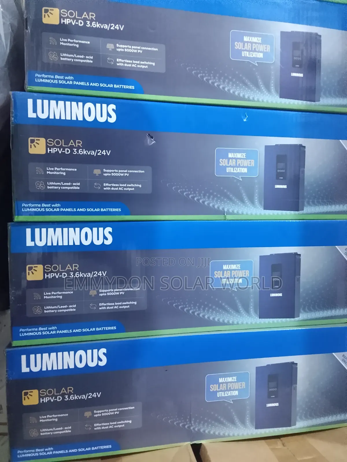 LUMINOUS Solar HPV-D 3.6kva 24v