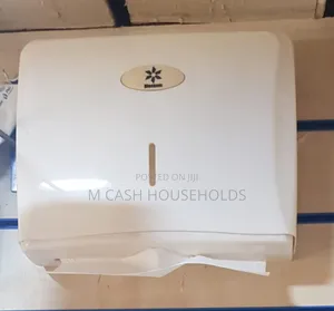 Wall - Mounted White Plastic Hand Towel/ Paper Towel Dispenser