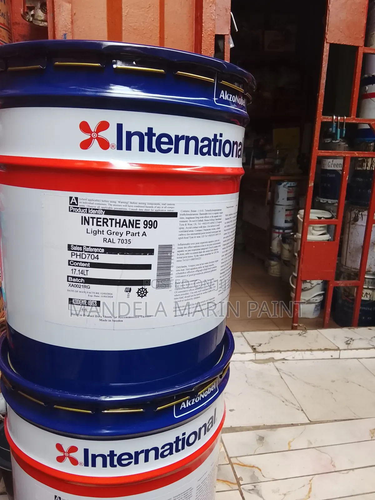 Interthane 990 Light Gray Part A&b