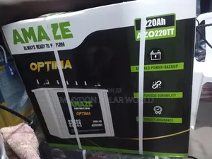 AMAZE OPTIMA Solar Tubular Battery 220ah 12v