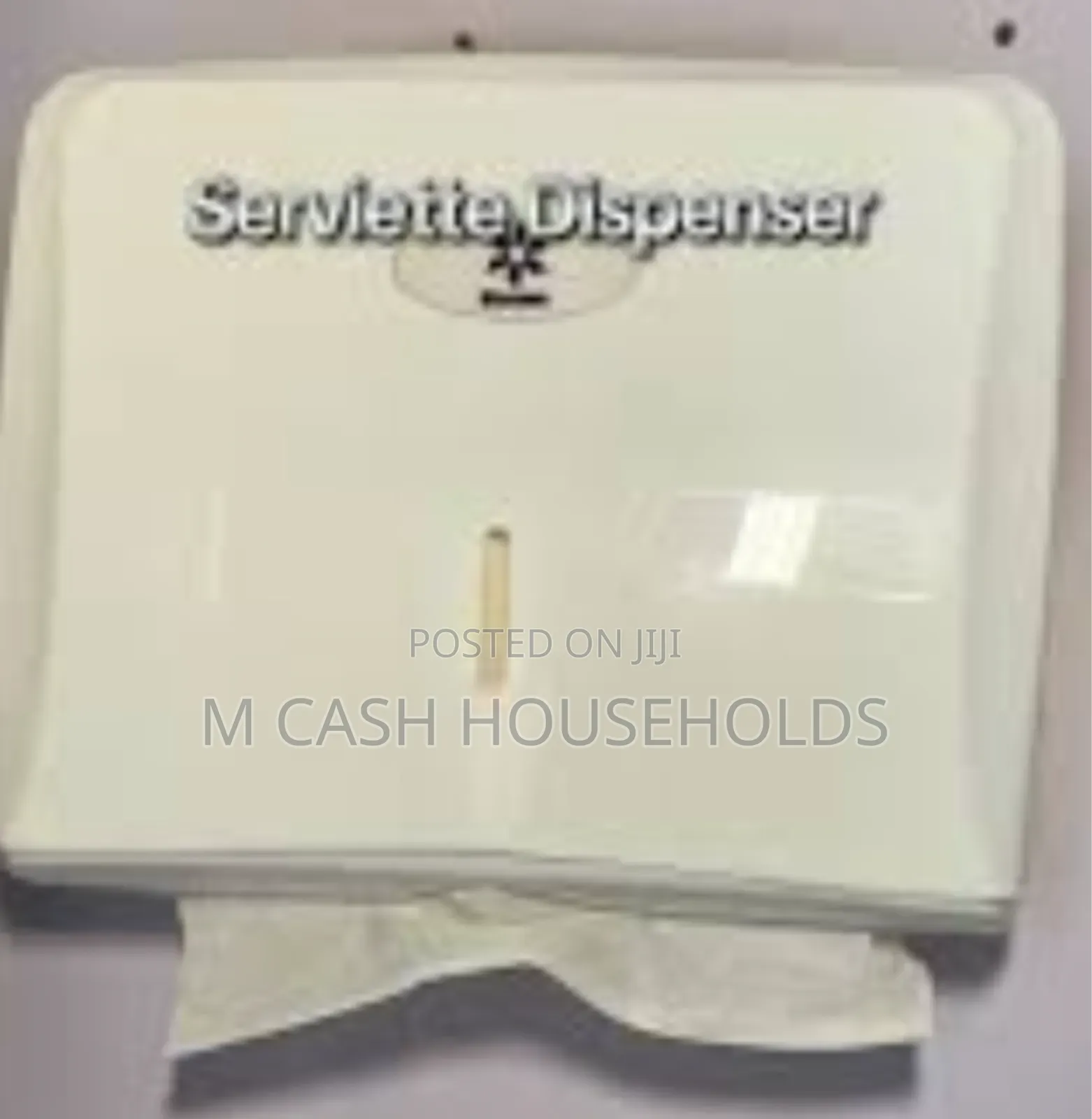 Wall - Mounted White Plastic Hand Towel/ Paper Towel Dispenser
