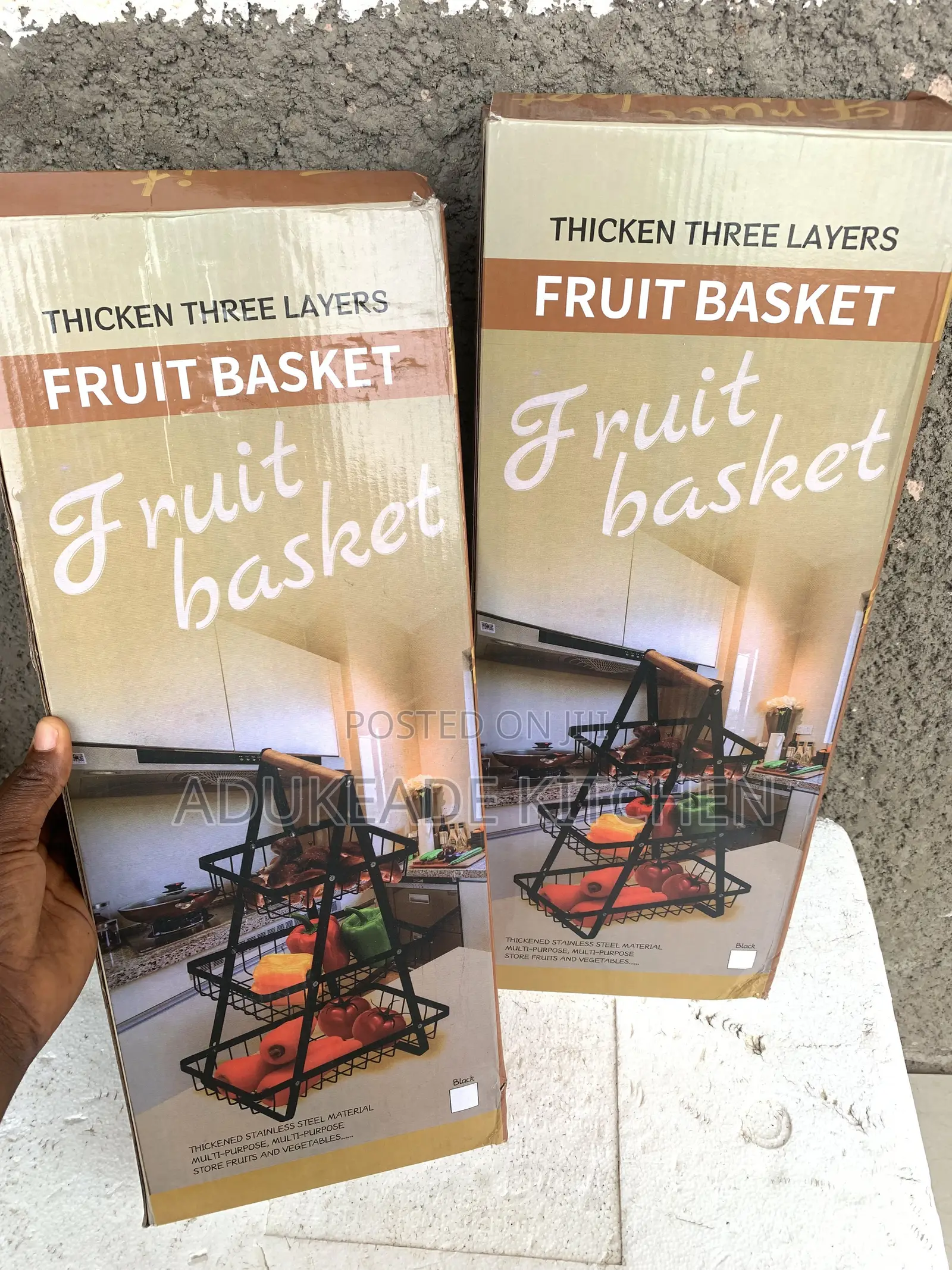 3 Tiers Fruit Basket