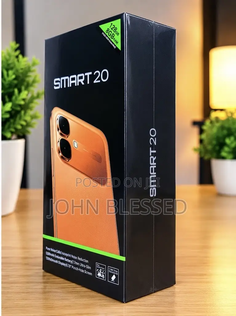 New Infinix Smart 20 128 GB Black