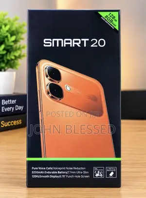 New Infinix Smart 20 128 GB Black
