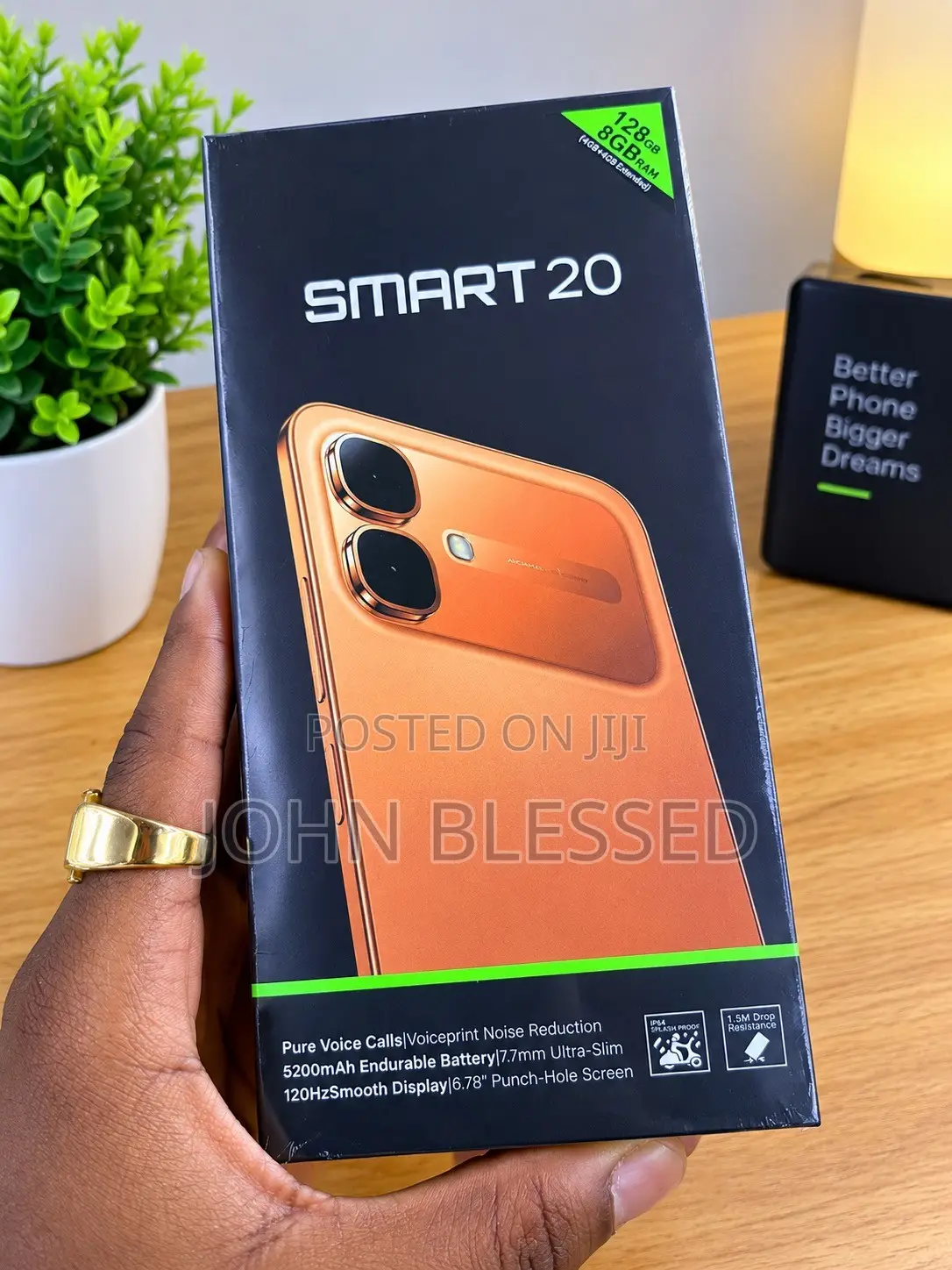 New Infinix Smart 20 128 GB Black