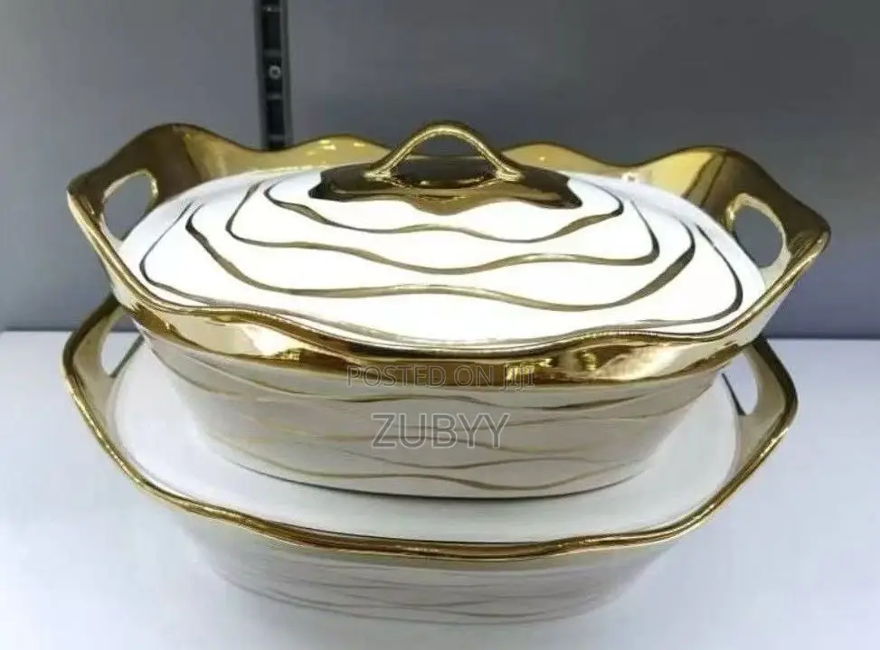 Luxury 2pics Ceramic Dish Set