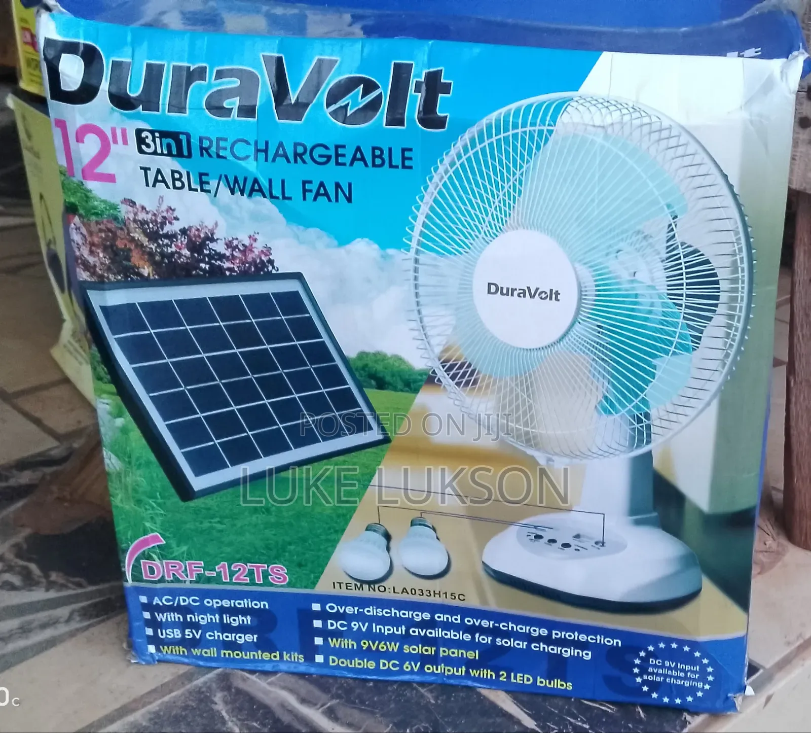 Duravolt Table Fan
