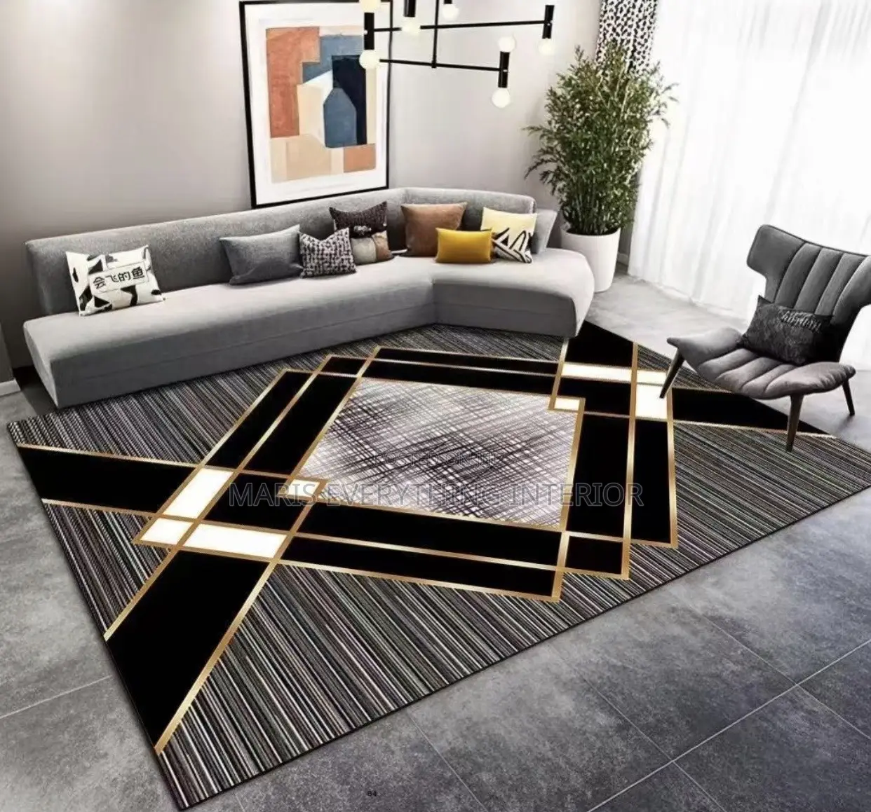 LUXURY CENTER RUG (Free Delivery Within Lagos